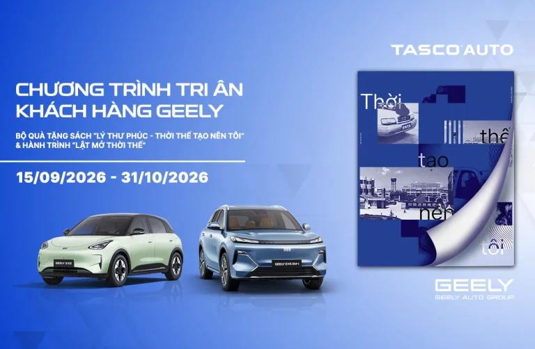 Bộ quà tri ân khách hàng Geely của Tasco Auto